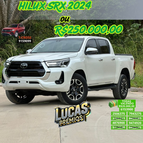 HILUX SRX 2024 ou R$250.000,00 no PIX 💸